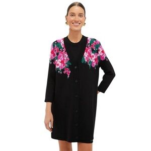 Tuckernuck Climbing Roses Jacquard Knit Cardigan